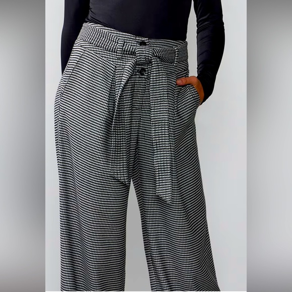 New York and Company XXL wide leg houndstooth trouser pant NWT - Picture 1 of 2